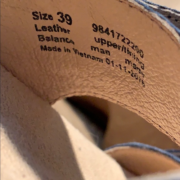 NWOT Dansko denim leather adjustable sandals EC - Picture 8 of 16